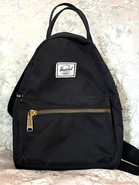 Herschel Supply Company Handbags - Herschel Supply Co. Nova Mini Backpack – Black w/ Gold Zippers (EUC)